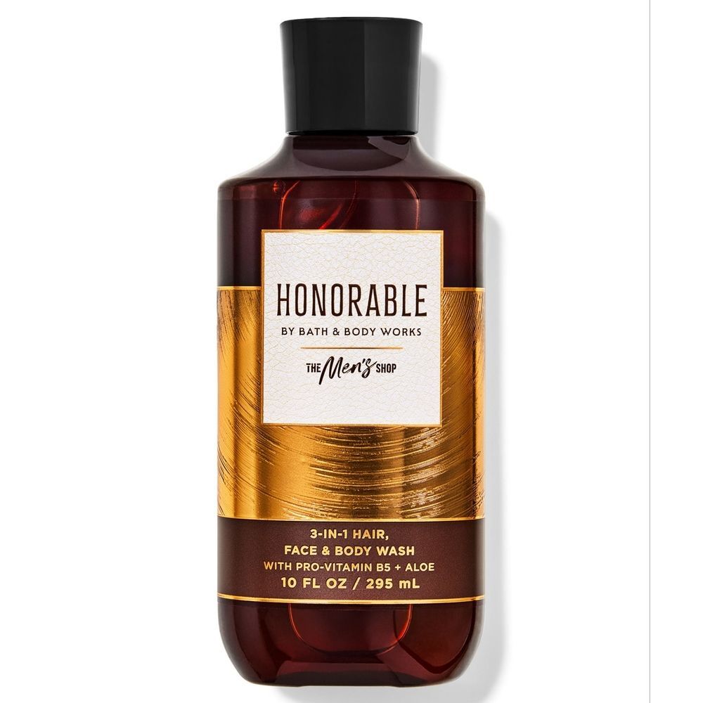 Bath & Body Works Men's Honorable 3-in-1 Hair, Face & Body Wash 10oz NEW